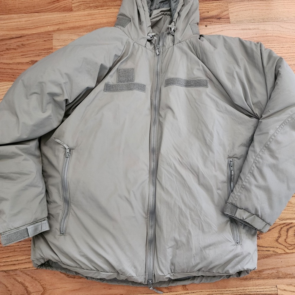 Extreme Cold Weather Parka Generation III Large Regular Gray Hooded Layer 7 - Picture 4 of 7